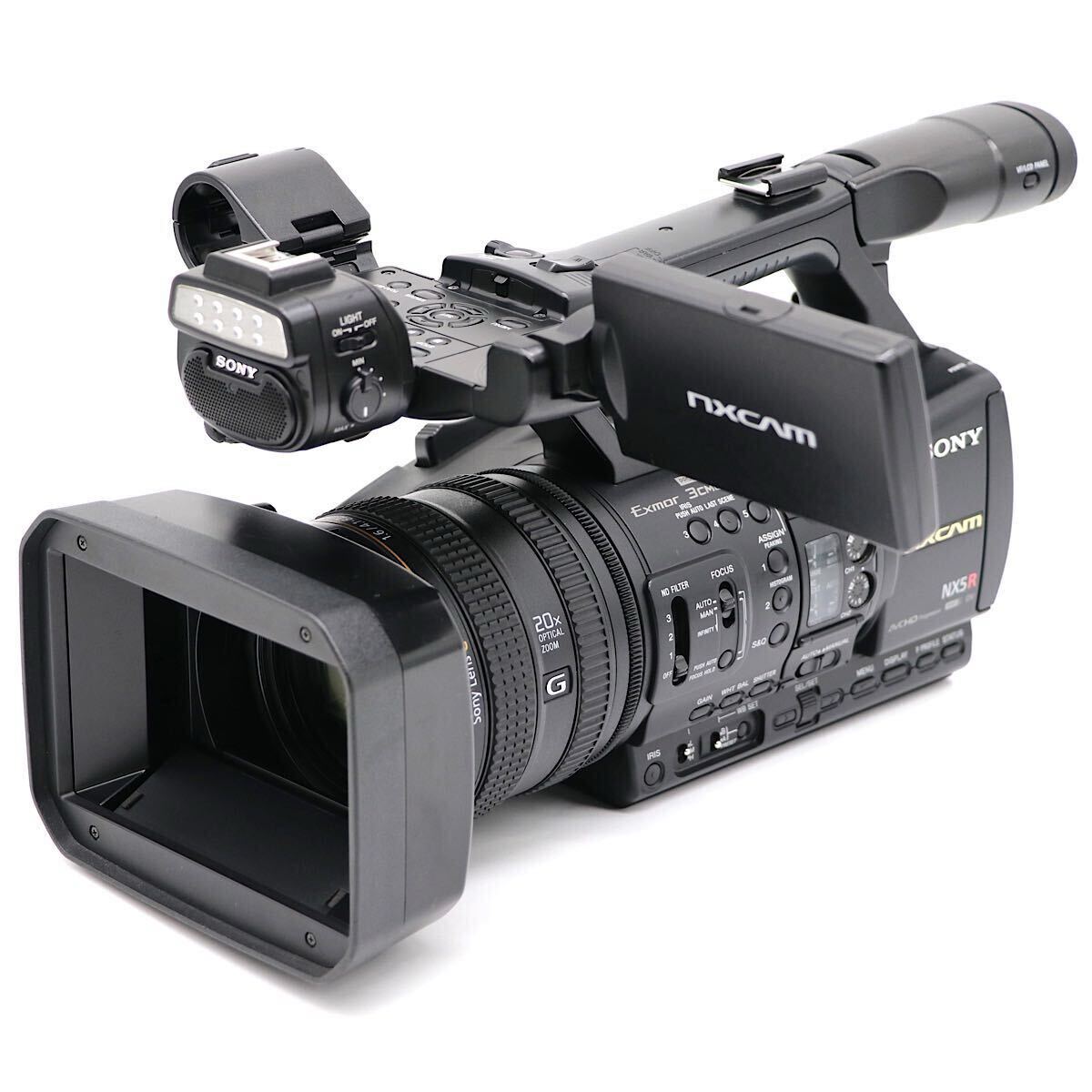 【中古】 SONY HXR-NX5R NXCAM 17年製 業務用 フルハイビジョン カムコーダー ビデオカメラ ソニー 