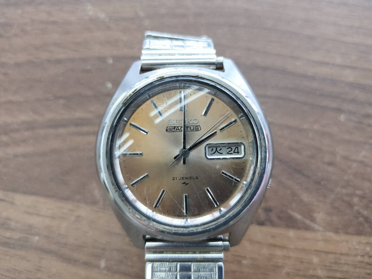 動作品　SEIKO セイコー ５ 　 ２１石　 自動巻 アンティーク メンズ　腕時計