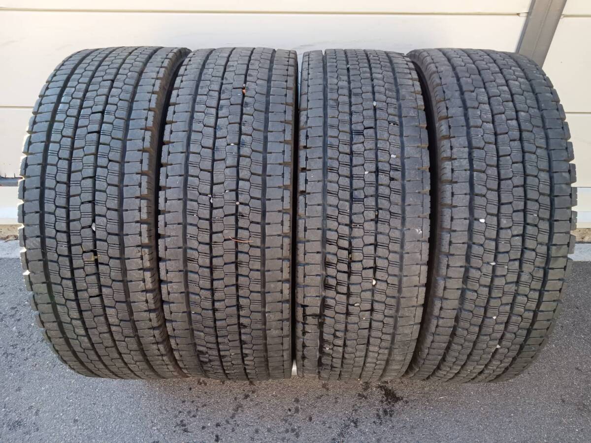 ★残り溝約10.0-12.0mm★22.23年製★ ブリヂストンW999 245/70R19.5 136/134J　4本セット　G1201