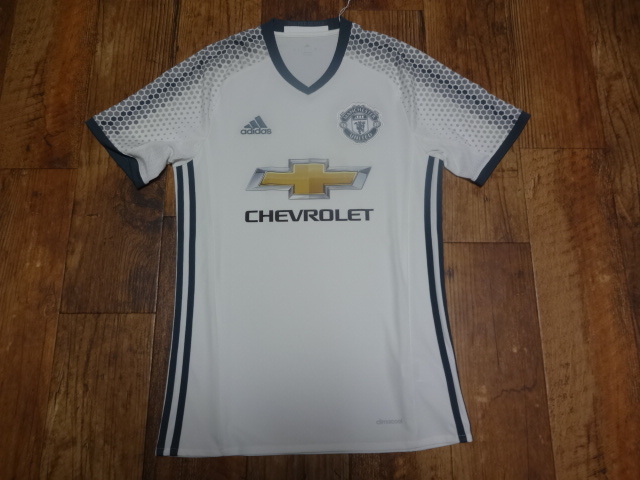 マンチェスターユナイテッド 正規品 ユニフォーム シャツ 2016/2017 サード インポートSサイズ拍卖