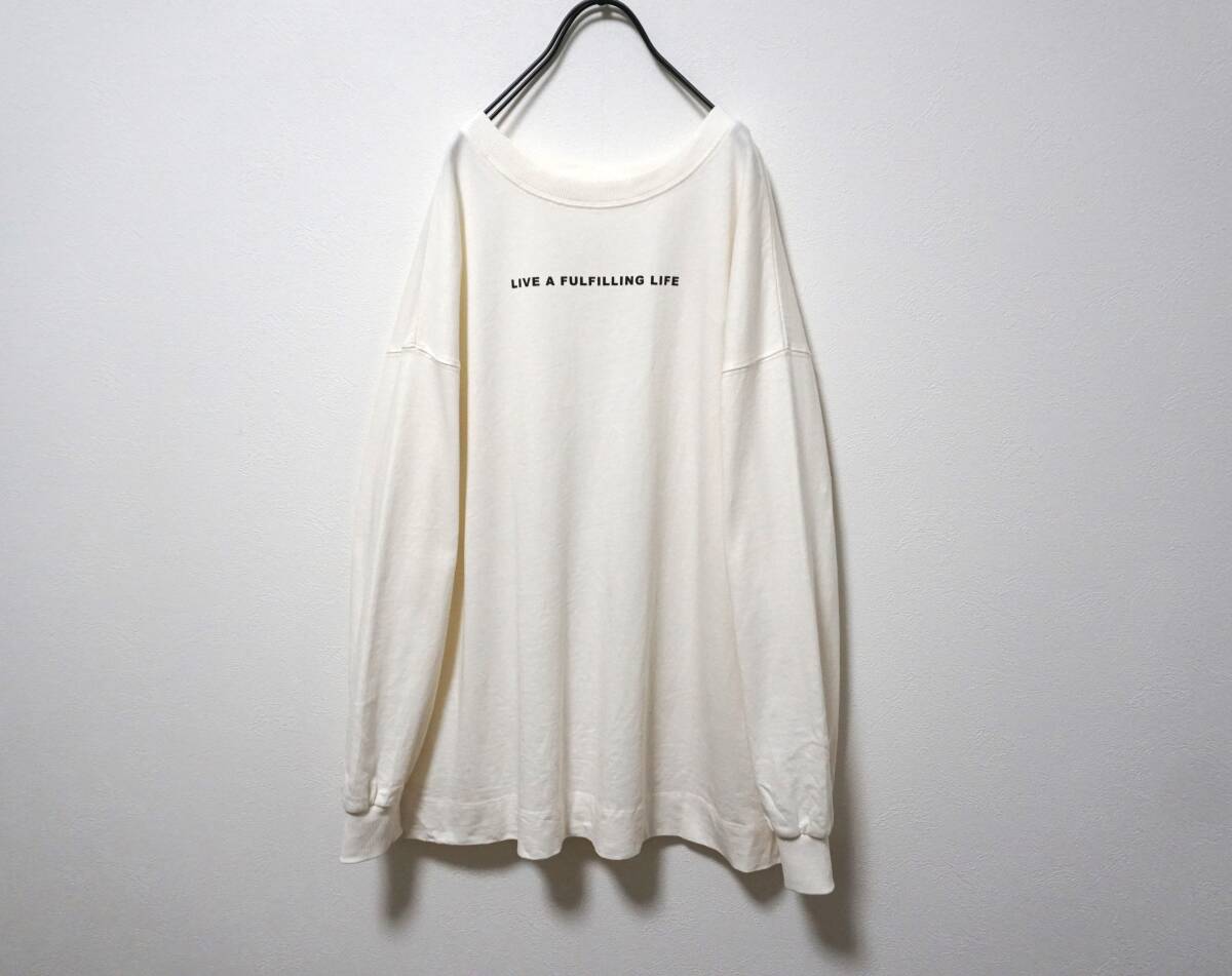 23年 ピュアルセシン 前後着2WAY ロゴプリントロングスリーブT