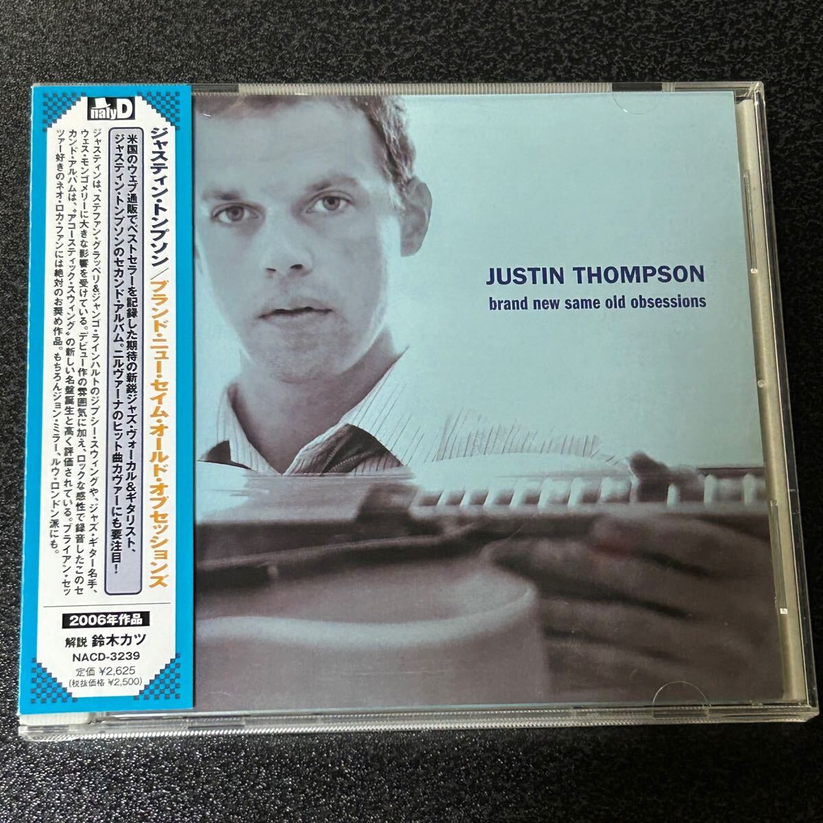 JUSTIN THOMPSONジャスティン トンプソン「BRAND NEW SAME OLD OBSESSIONS」国内盤帯付き