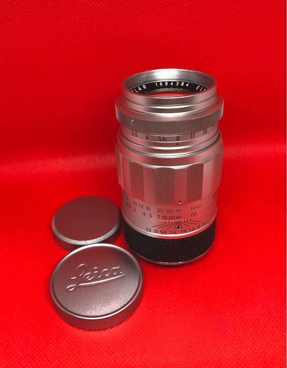 稀少品2000本限定◆Leica Lマウント LEITZ WETZLAR ELMARIT 90mm f2.8エルマリートライカオリジナル Lマウント(バルナック用)◆極美品