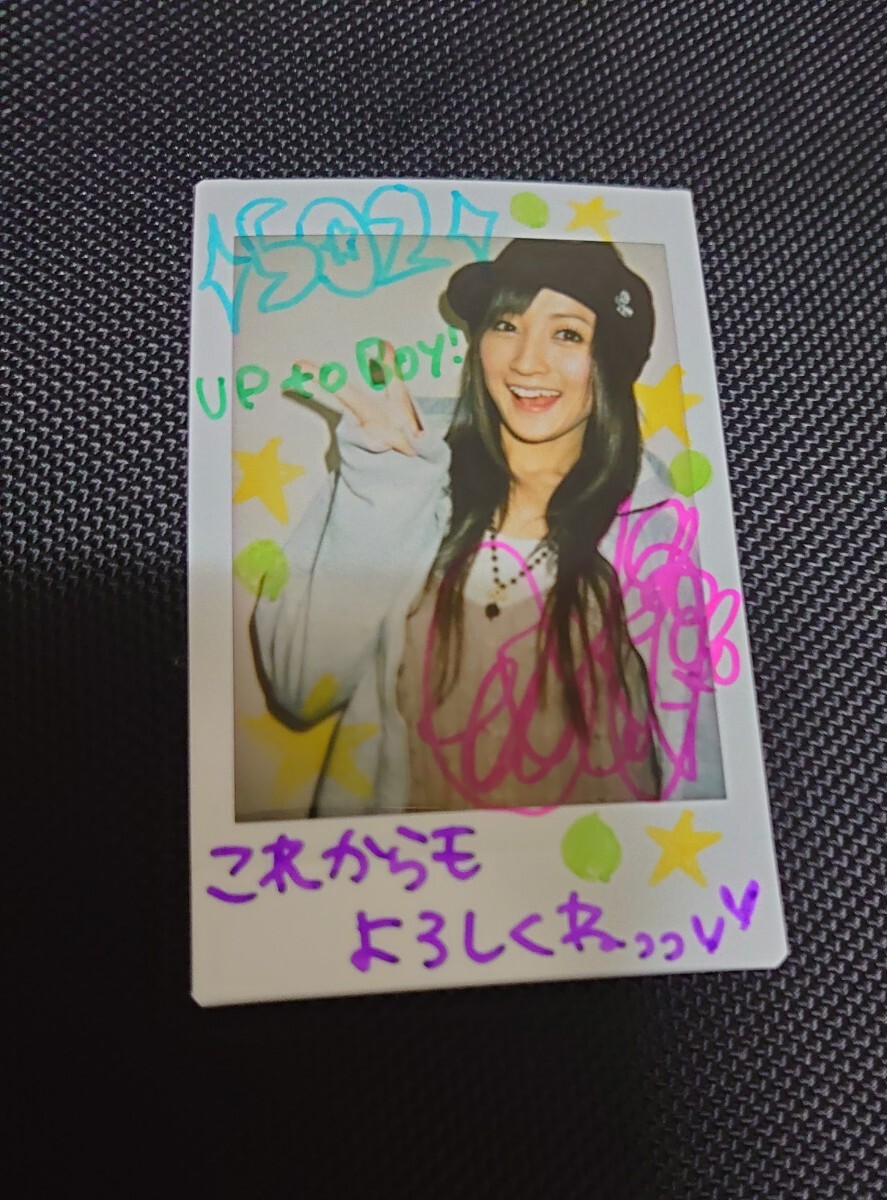 小松彩夏　直筆サイン入りチェキ