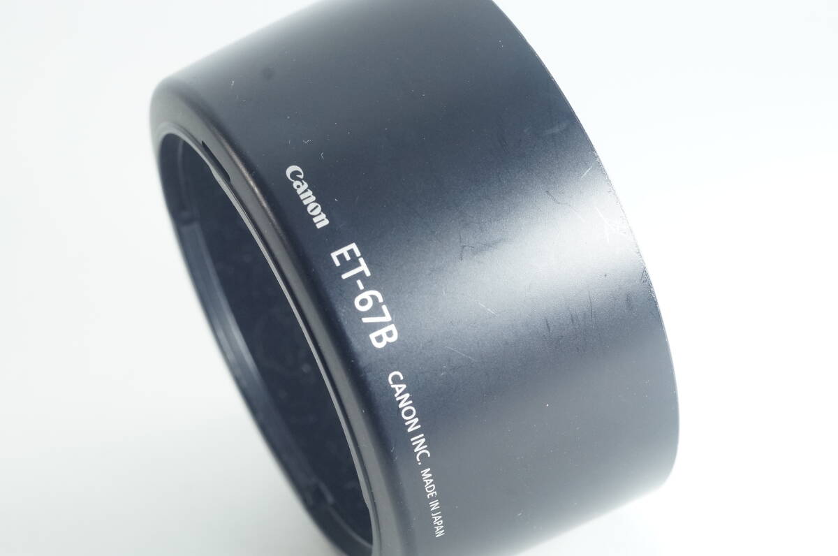 PH3群『並品』 CANON ET-67B EF-S60mm F2.8マクロ USM 用 キャノン キヤノン レンズフード