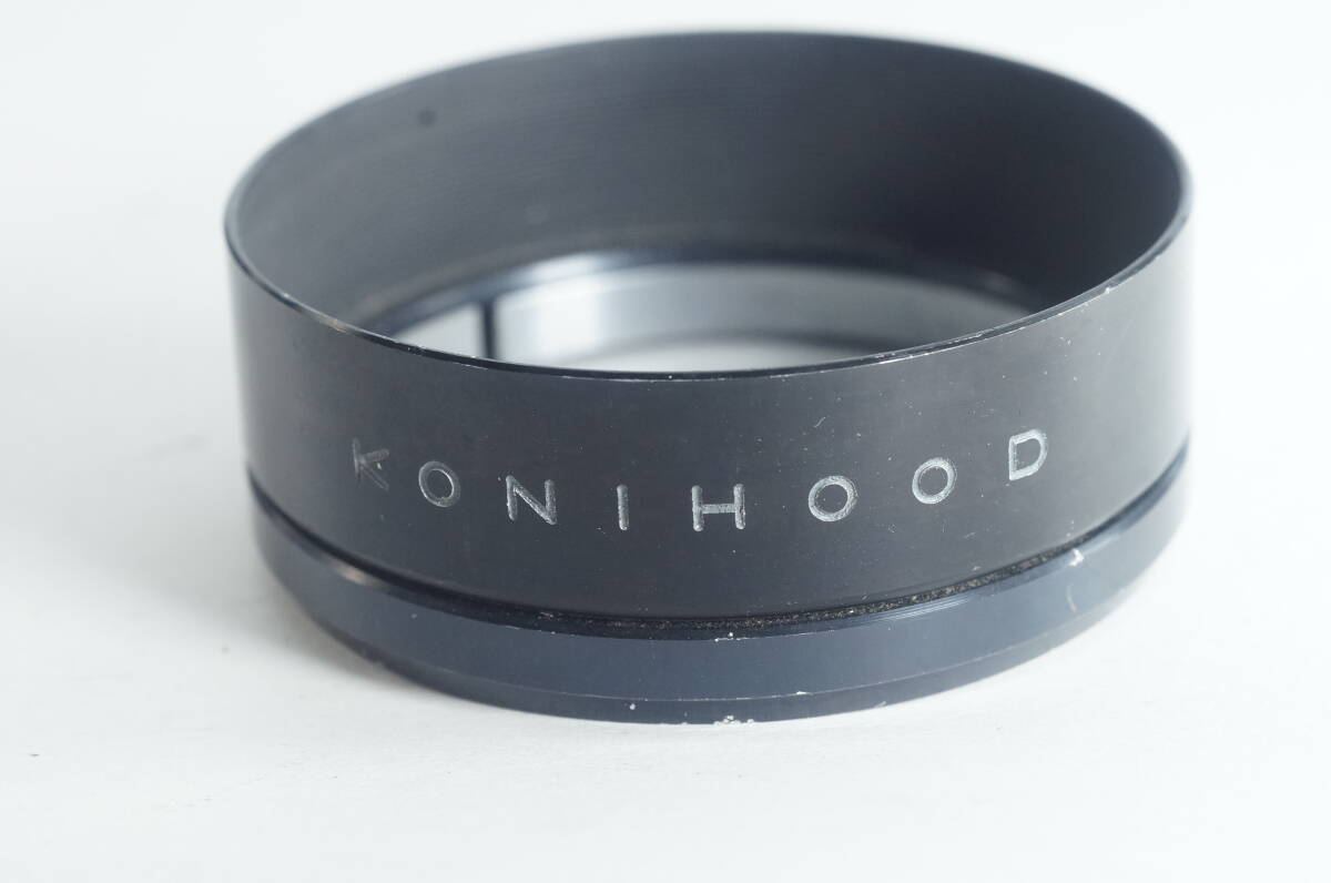 影IG『並品』 KONIHOOD 51mm 高さ1.95mm フィルター径49mm カブセ式 標準用メタルフード