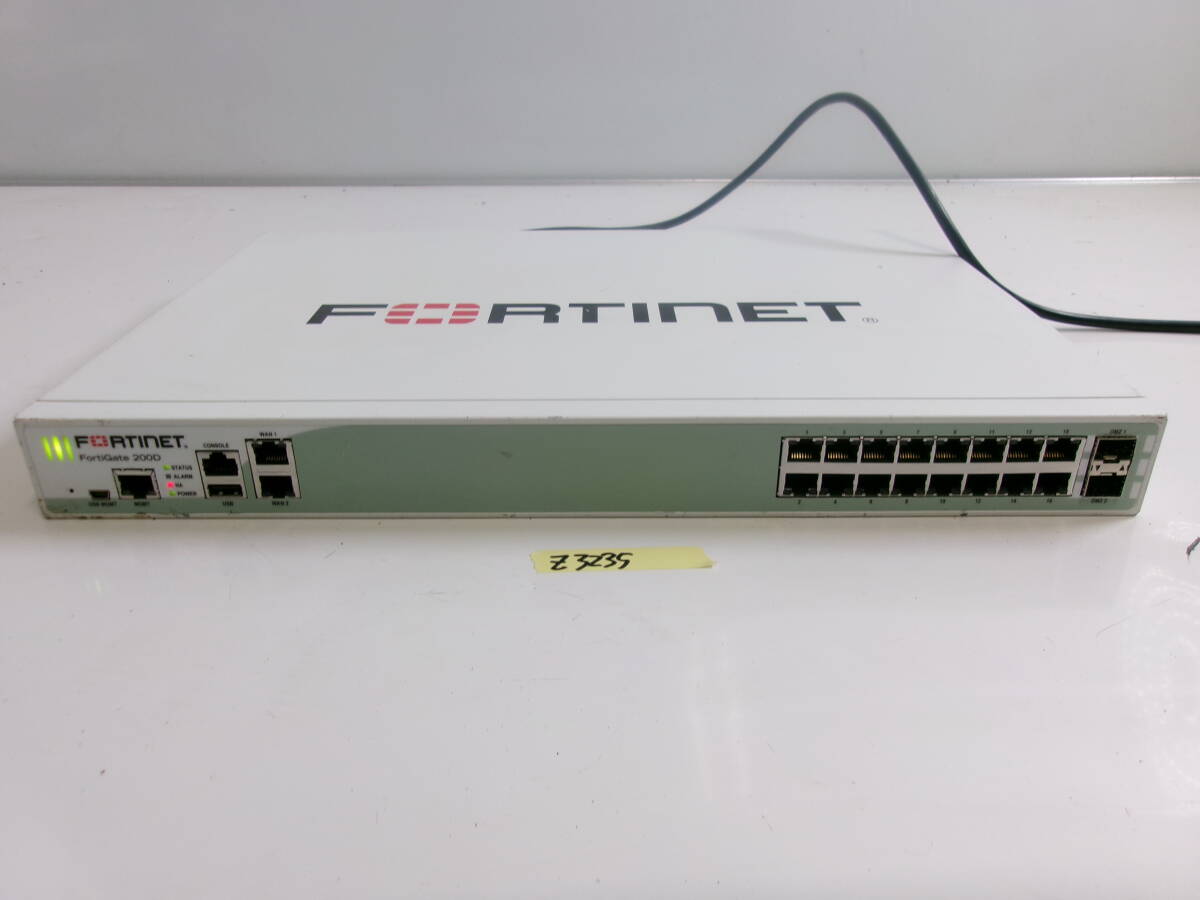 (Z-3235)FORTINET FORTIGATE-200D FG-200D 通電確認のみ 現状品