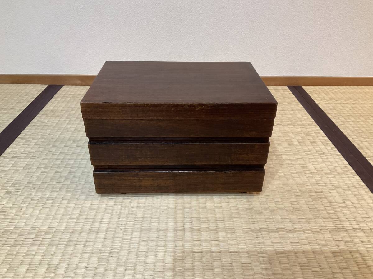 木製裁縫箱　ソーイングボックス