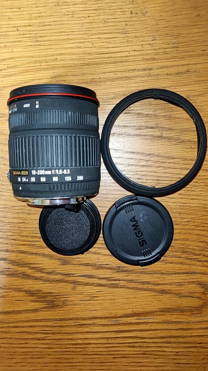 SIGMA AF 18-200mm F3.5-6.3 DC for pentax k-mount シグマ DCレンズ ペンタックス用 Kマウント
