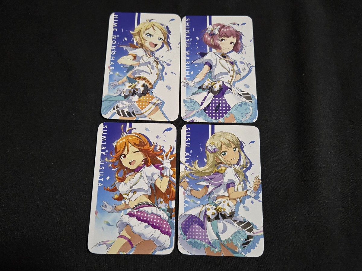 ナナシス アトレ秋葉原 × Tokyo 7th シスターズ 非売品カード まとめセット 野ノ原ひめ アレサンドラ・スース 晴海シンジュ 臼田スミレ