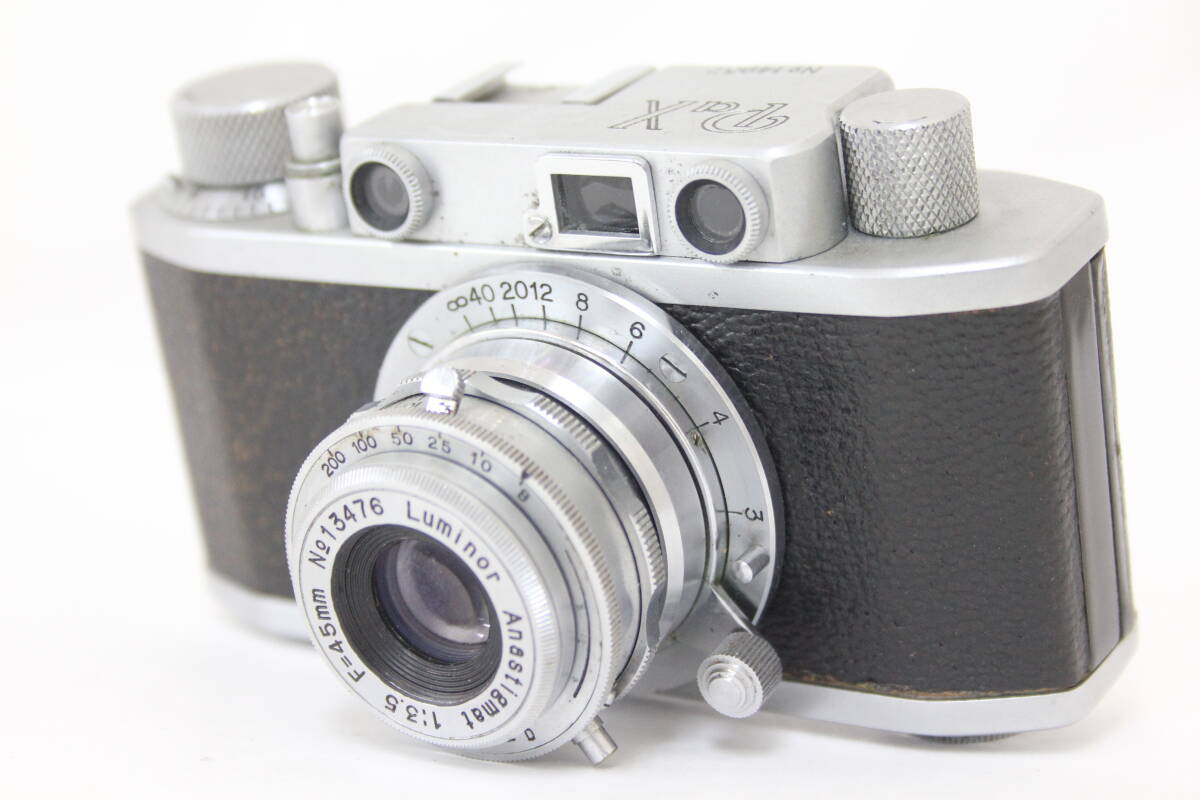 【返品保証】 Pax Luminar 45mm F3.5 カメラ v9300