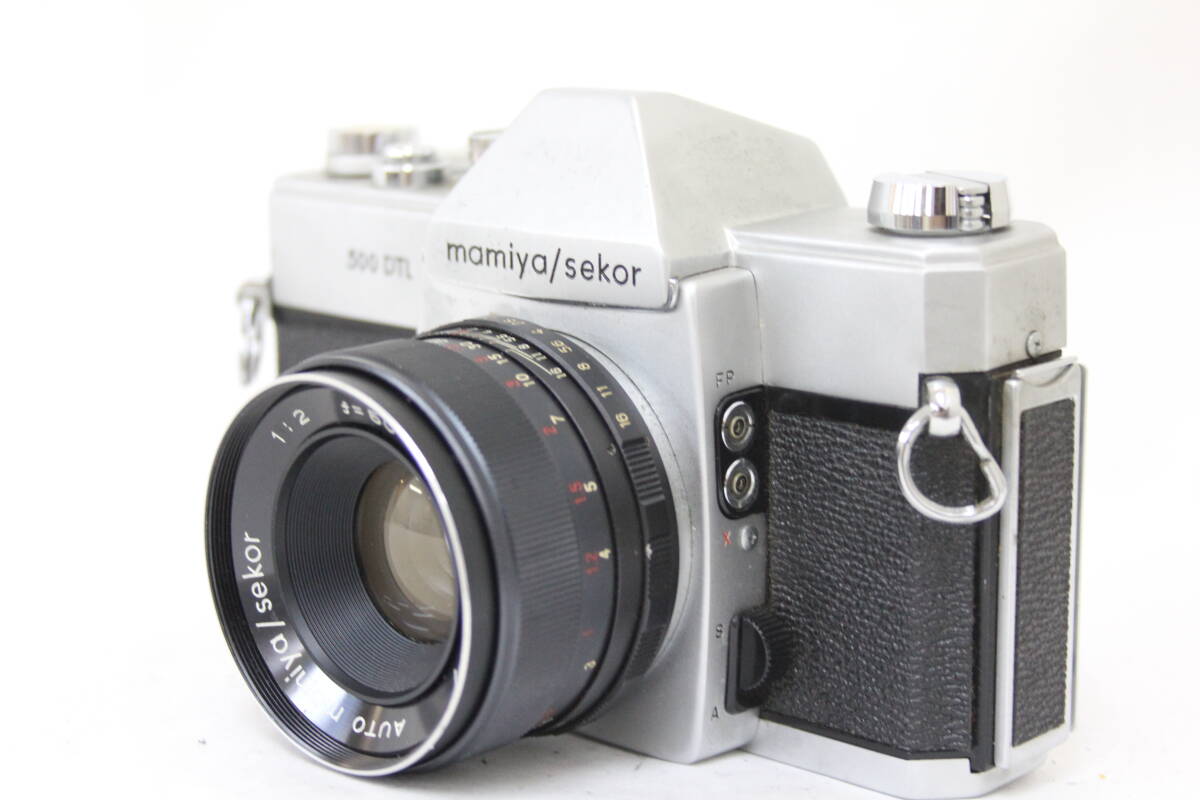 【返品保証】 マミヤ Mamiya/sekor 500 DTL AUTO mamiya/sekor 50mm F2 ボディレンズセット v9918