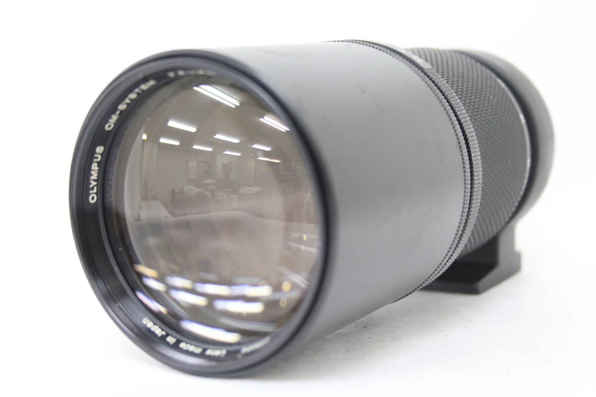 【返品保証】 オリンパス Olympus F.Zuiko Auto-T 300mm F4.5 三脚座付き レンズ v9959