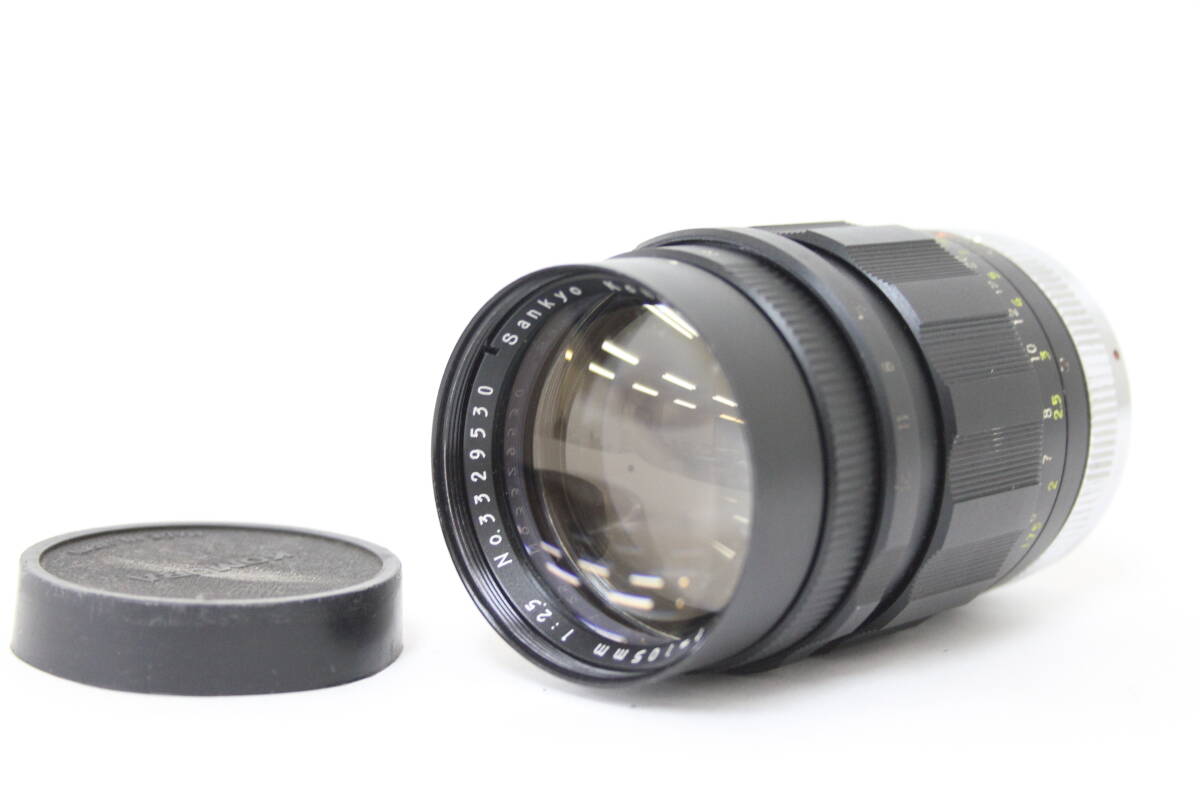 【訳あり品】 コムラ KOMURA 105mm F2.5 プリセット絞り ミノルタマウント レンズ M329