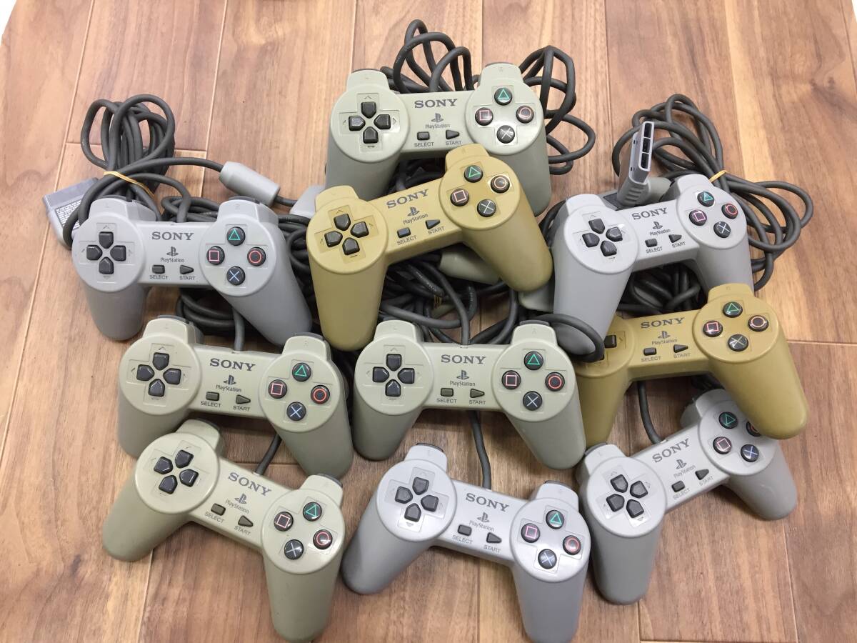 SONY 純正 PS コントローラー SCPH-1080 ｘ10個 /SCPH-1010ｘ9個 動作未確認　ジャンク4773