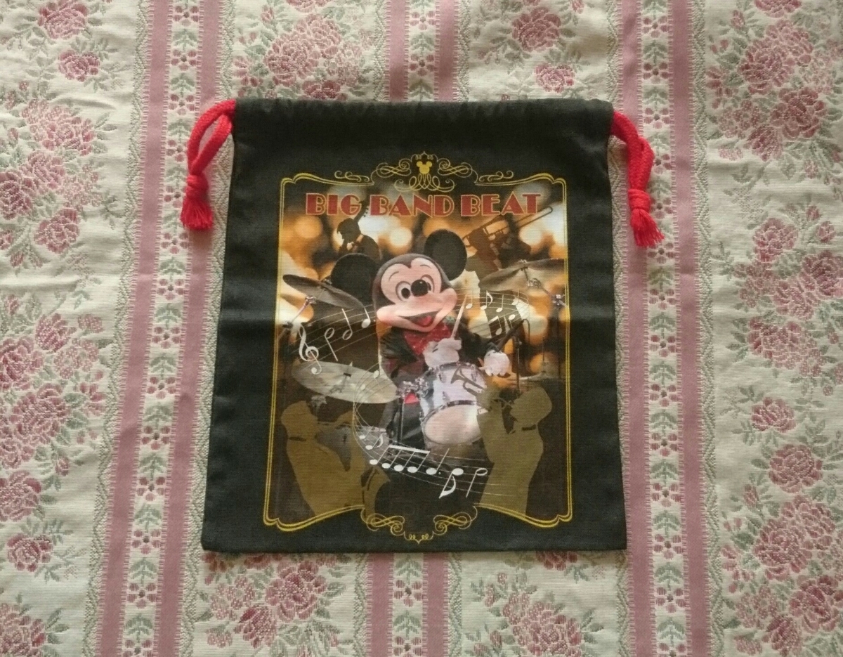 ディズニー ビッグバンドビート BBB 巾着 きんちゃく 実写 ミッキー ミニー TDS TDL TDR
