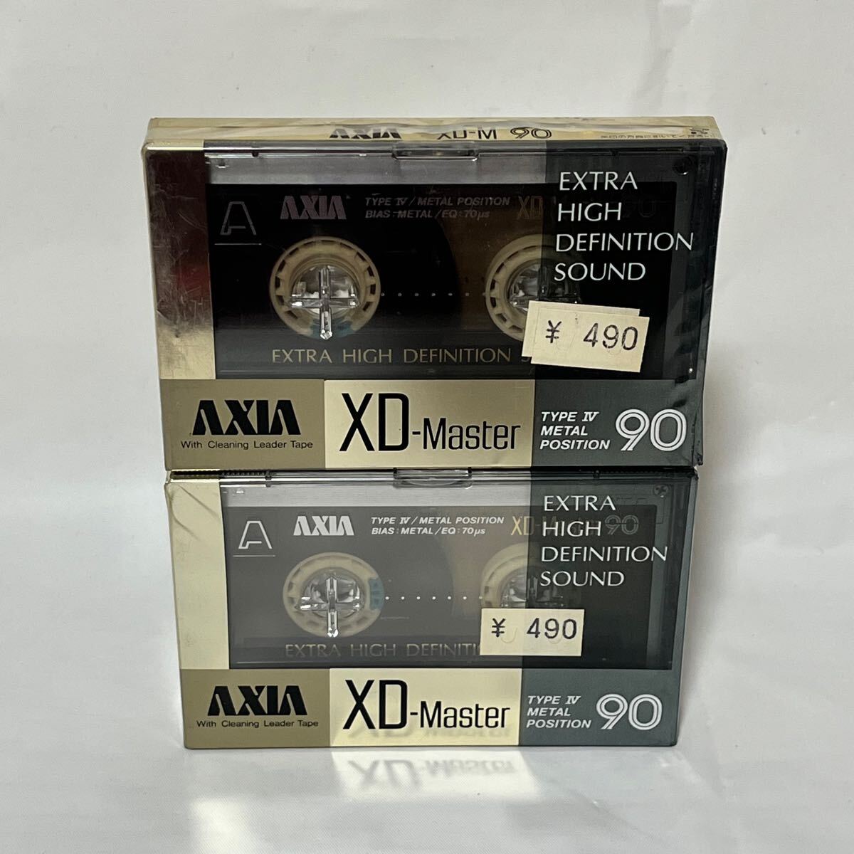 未使用　AXIA XD-Master 90 カセットテープ メタルテープ　2個　当時物　レア　希少品　保管品