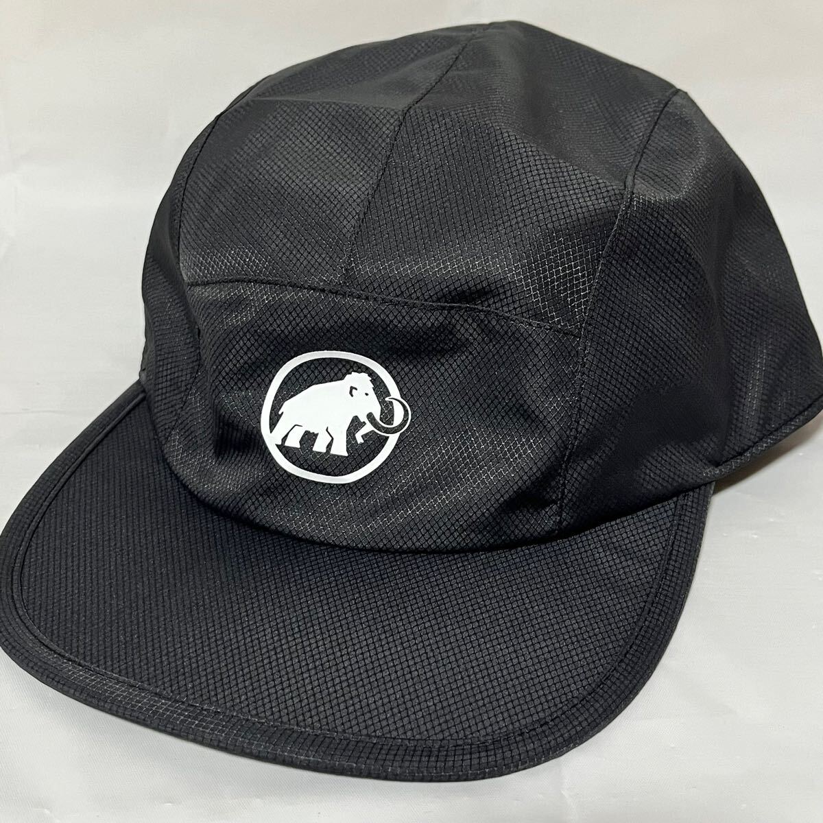 美品　MAMMUT Aenergy Light Cap L/XL マムート　エナジーライト　軽量 帽子　ブラック　ロゴ　希少大きめサイズ　アウトドア　レジャー