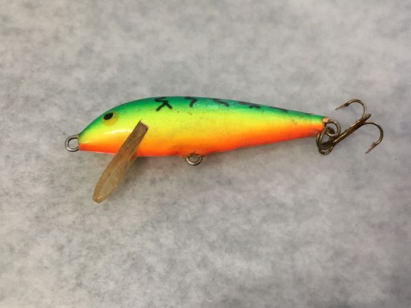 ラパラ カウントダウン CD7 ファイヤータイガー COUNTDOWN RAPALA テールアイ部分ダメージあり (57)