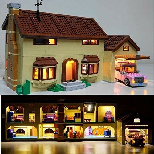 MOC LEGO レゴ 71006 The Simpsons シンプソンズ House LED ライト キット DL052