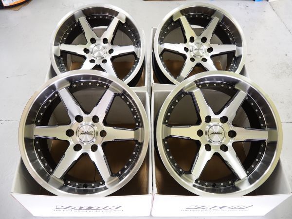 深リム コンケイブ 要オーバーフェンダー VALOR DCR 19inch 6H139.7 9.0J+20 ハイエース