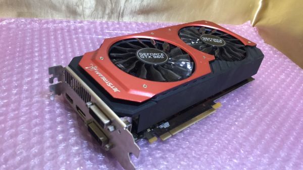 Y32 PALIT GTX960 4GB JETSTREAM 風 GeForce DVI HDMI PCI-Express グラフィックボード