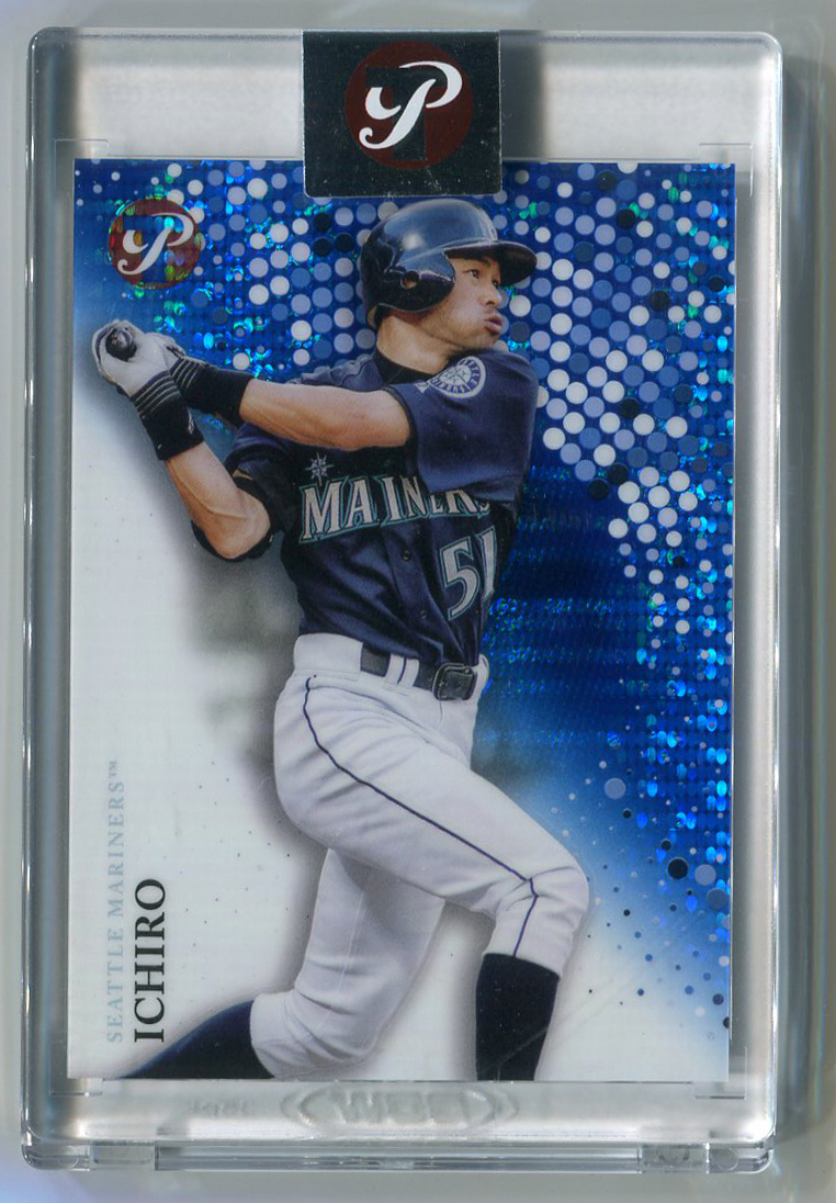 2022 Topps Pristine Encased Blue Refractor Ichiro イチロー 75枚限定