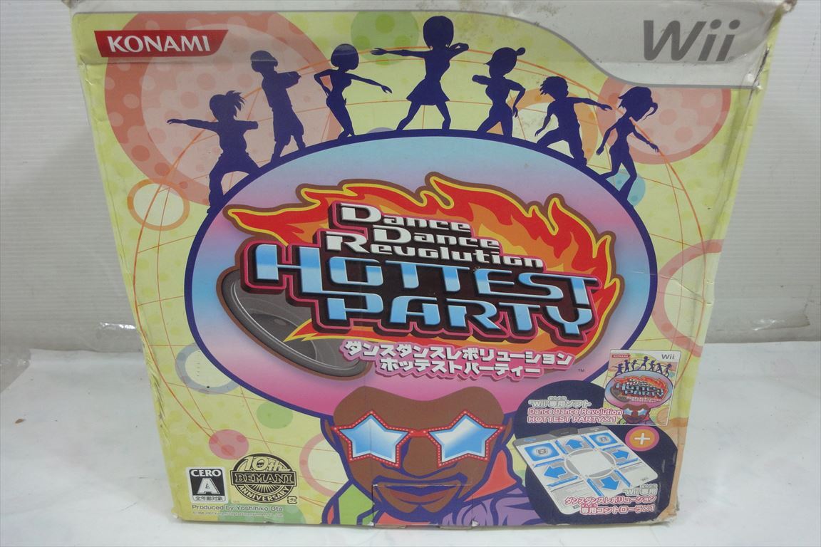 ◆j12-6R2472 / 【DDR】Wii専用 ダンレボ専用マットコントローラー ホッテストパーティー　RU054 ※ ソフト・取扱説明書無し