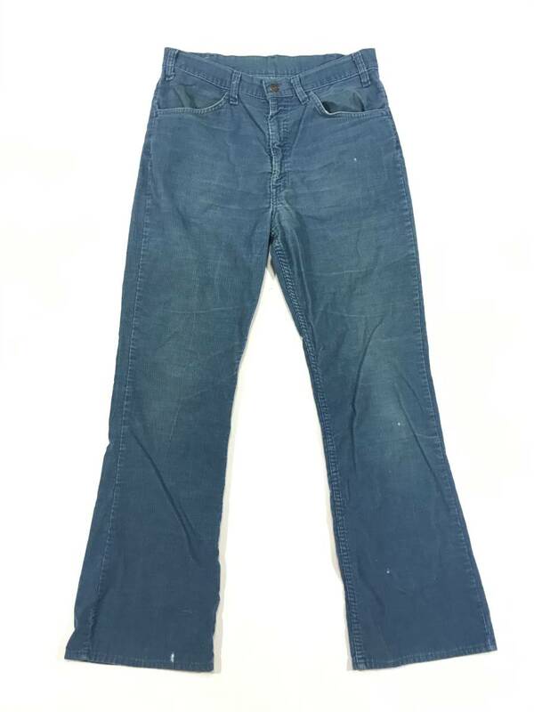 古着 18211 リーバイス W33 ジーンズ デニム パンツ 70 80 Levi's ビンテージ vintage オリジナル USA コーデュロイ 646 フレア ヒッピー