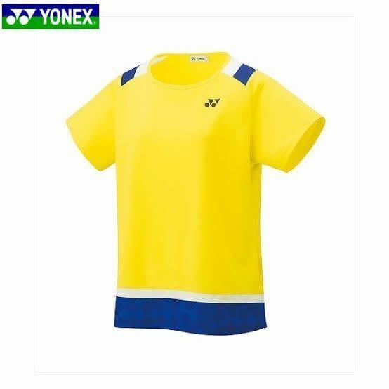 【20484 279　L】YONEX(ヨネックス) ウィメンズゲームシャツ ライトイエロー サイズL 新品 バドミントンウェア ユニフォーム