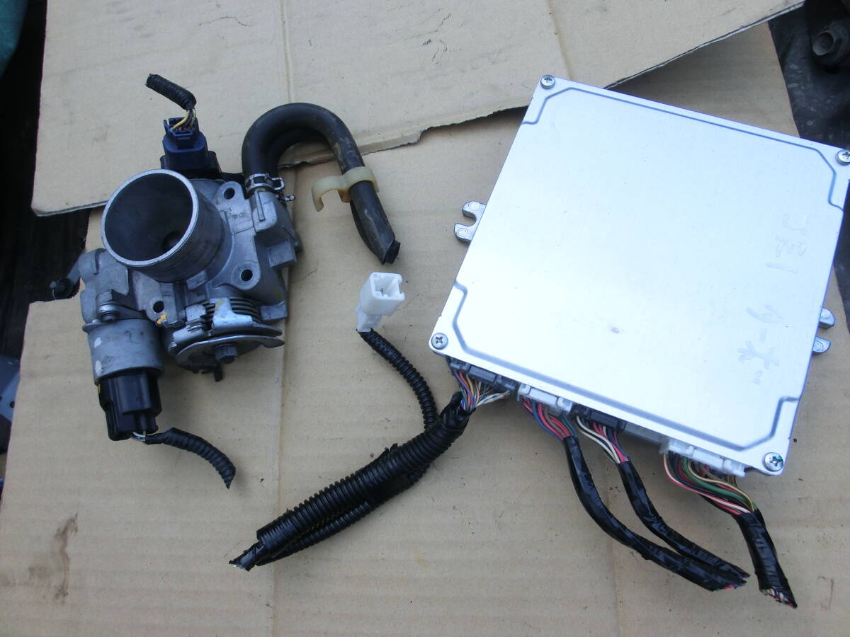 20年 JE1 ゼスト スポーツ ターボ スロットルボディ エンジン コントロール コンピュータ 37820-R21-904 ISC V バルブ