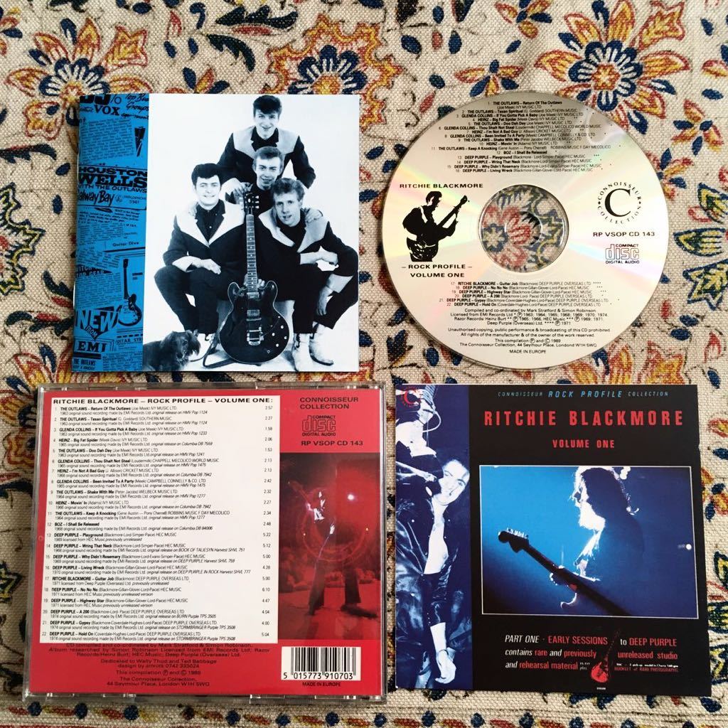リッチー・ブラックモア/リッチーの歴史/VOL.1/アウトローズ/ディープ・パープル/ハインツ/貴重レア音源/リッチー・アンソロジー第1集