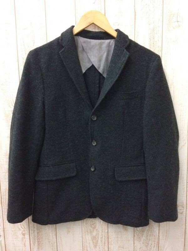 (ME) UNITED ARROWS ユナイテッドアローズ green label relaxing シェットランド　Shetland wool テーラードジャケット　S