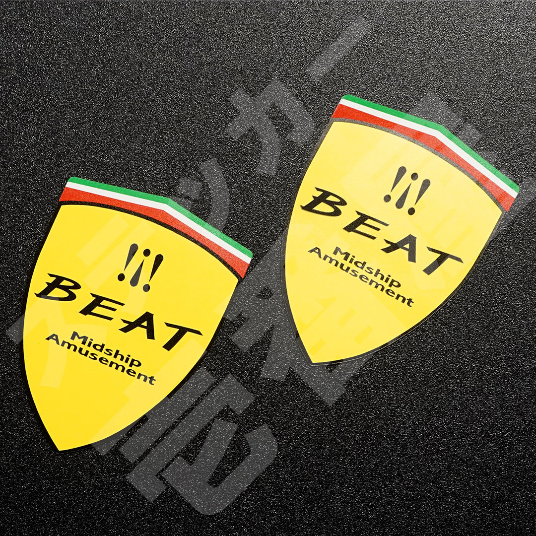 新品・未使用☆ホンダ ビート PP1 フェンダーエンブレム マグネット 左右セット（2枚）　BEAT MASTER　HONDA BEAT |新品|送料無料|匿名配送