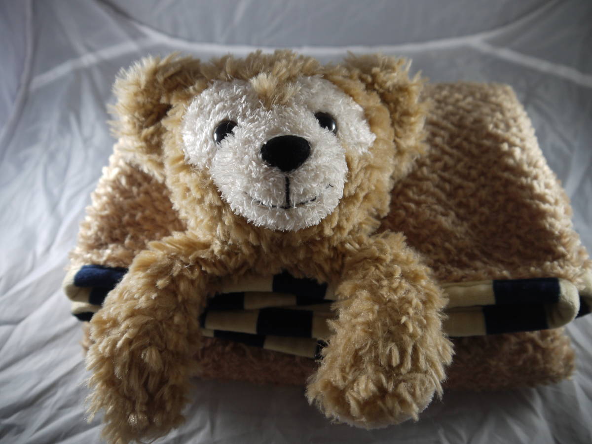 ＴＤＳ ディズニー ダッフィー ぬいぐるみ付き ブランケット