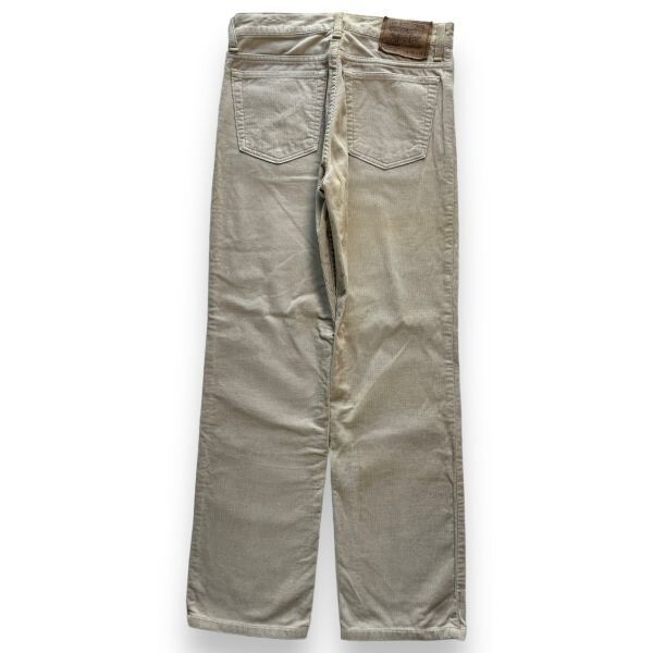 90s 日本製 Levi's リーバイス 515-15 細畝 コーデュロイ 5ポケット ストレート パンツ 紙パッチ 白タブ 94年製 古着 W29 L34 ベージュ