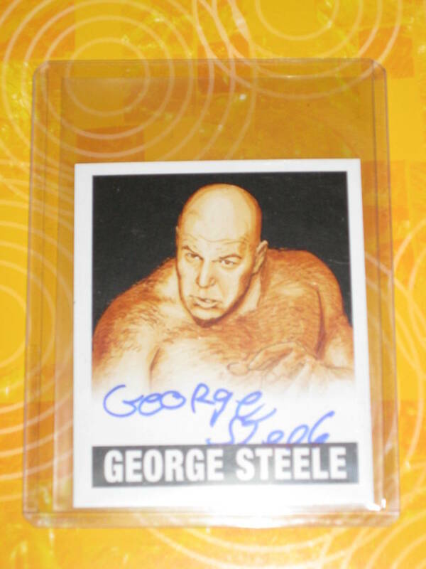 2012 Leaf Originals Wrestling　　George Steele ジョージ・スティール　　直筆サインカード　　1枚限定 1/1