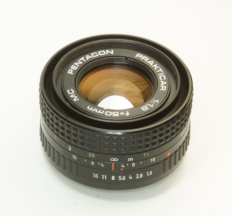 ドイツ製 PENTACON PRAKTICAR 1:1.8 f=50mm MC 12NA-773 PBマウント