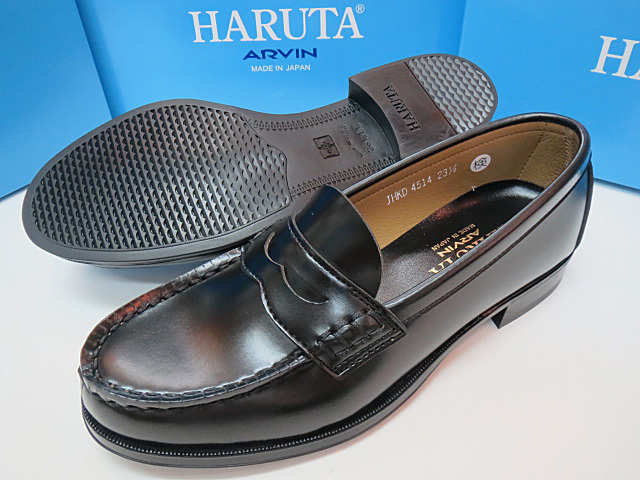 ♪★新品/即決！★HARUTA ハルタ 4514 ローファー （2E） BK 22,0cm♪