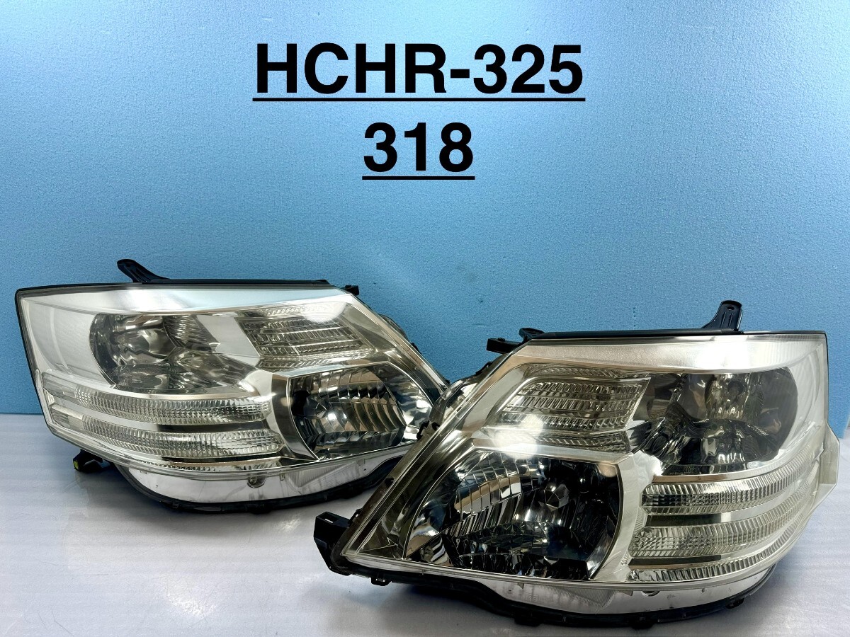 ★大人気★美品10系アルファード ANH10 ANH15 MNH10 MNH15 後期 AX MX 純正 HID ヘッドライト 右左セット ICHIKOH 58-15 HCHR-325打刻5