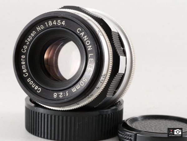 希少Canon 50mm F/2.8 I ゼブラ ライカＬ３９レンズ整備済