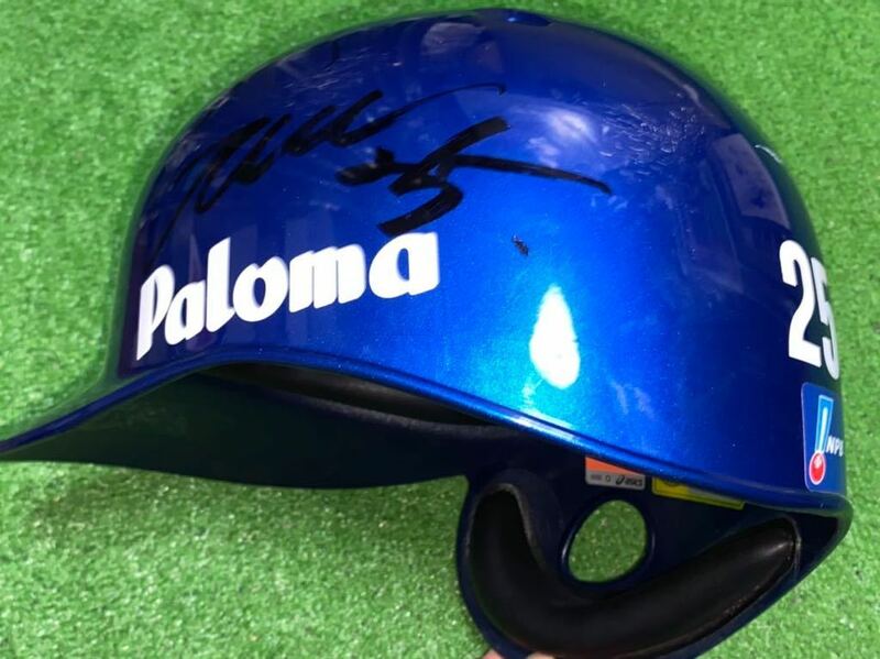 横浜Denaベイスターズ 5周年 25 筒香 2016 公式戦 実使用 直筆サイン入りヘルメット