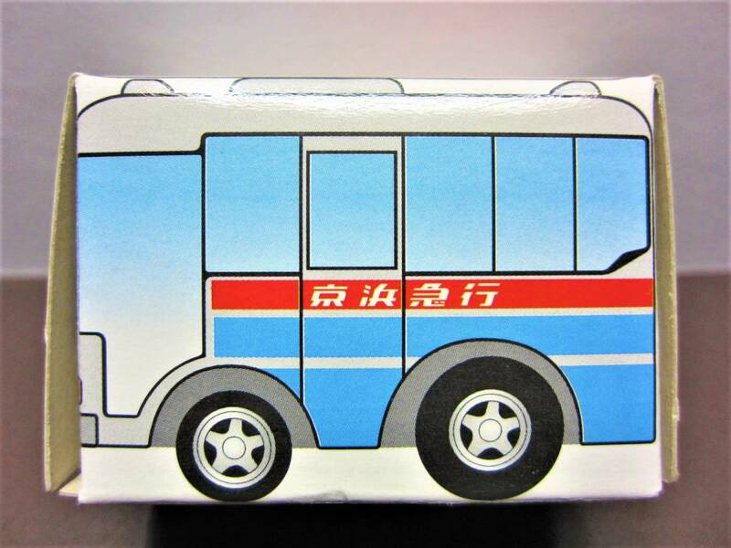 チョロＱ☆神奈川 京浜急行 路線バス(シルバー×レッド×ブルー)☆TAKARA☆2001年