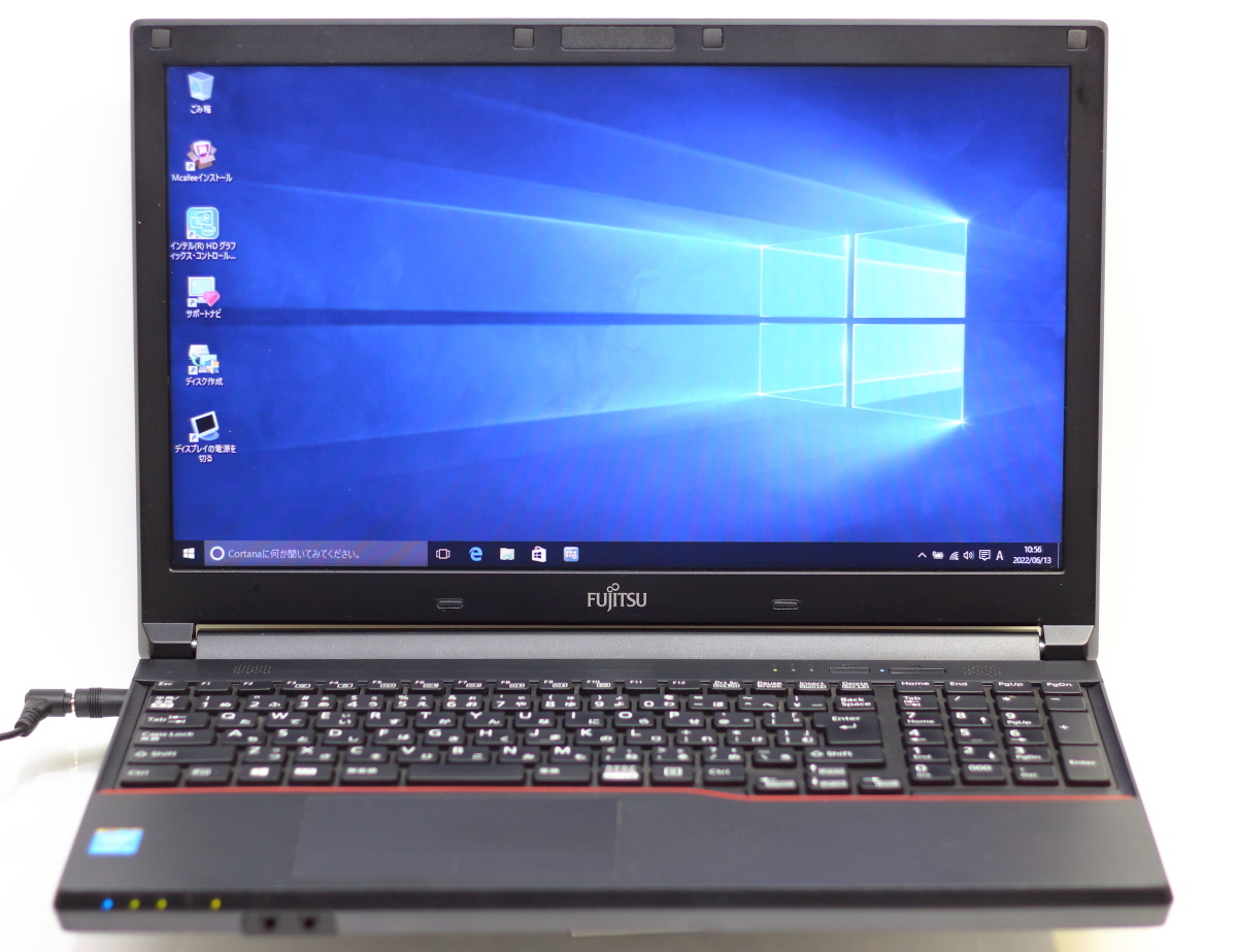 富士通 LIFEBOOK A574/M/第4世代 Core i5-4210M/4GBメモリ/HDD320GB/無線LAN Bluetooth/HD 15.6TFT/テンキー有/Win10 Pro #0612