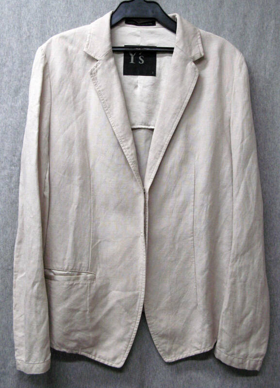 ワイズ：麻混紡 ジャケット ( ヨウジ Yohji YamamotoLINEN jacket Y's