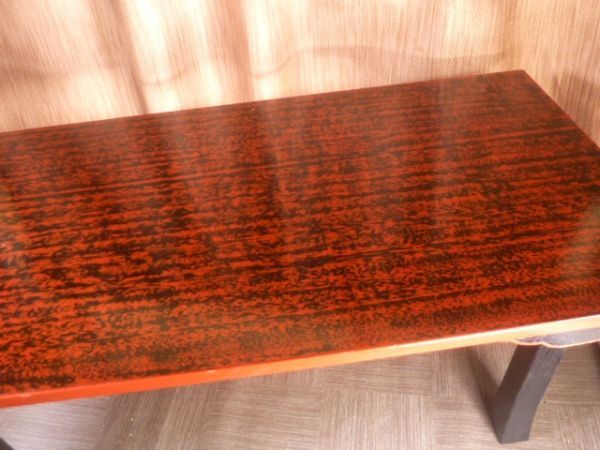 T199　【 座卓　/座敷テーブル 】　折りたたみ　教卓　ローテーブル　幅81×奥行45×高さ31cm　 ブラウン系　