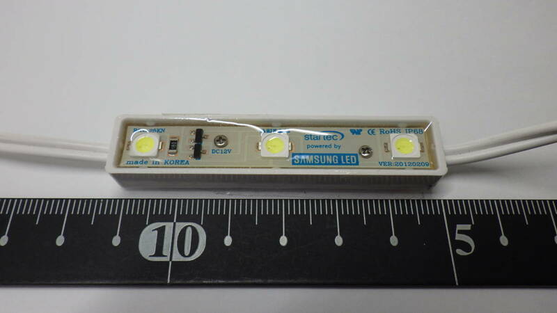 LED　(3LED/セット） 12V 　連結　：　R０３EP　1０セット（LEDは30個）/組
