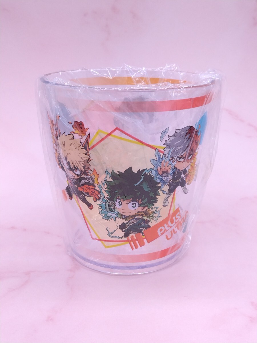 新品未使用★劇場版 僕のヒーローアカデミア クリアカップ くら寿司 オリジナルグッズ オールキャラ 6人、ヒロアカ 先着プレ コップ