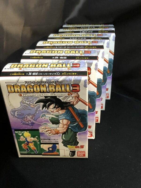 ドラゴンボールマグネティックモデル3全6種セット！新品未開封！　食玩　ガシャポン　ガチャガチャ