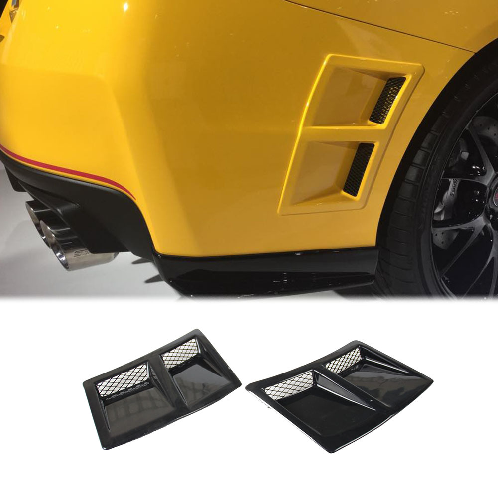 [在庫品] スバル WRX STI S4 VA系 セダン リアサイド エア ダクトカバー 左右セット ABS 素地 未塗装 2015-2021